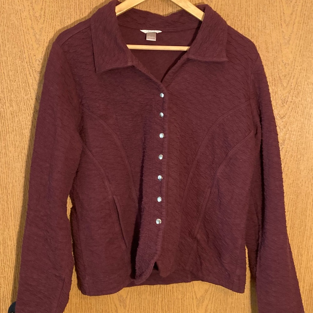 Cute Christopher & Banks Purple Blazer size L